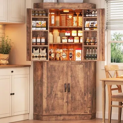 JOCOEVOL Corner Cabinet