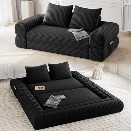 JOCOEVOL 4-in-1 Convertible Folding Sofa Bed