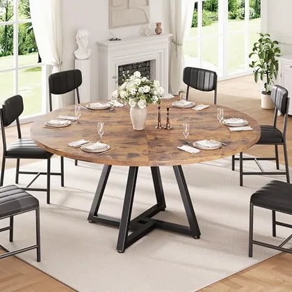 JOCOEVOL 51 in Round Kitchen Dining Room Table for 6-8