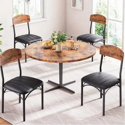 JOCOEVOL Dining Chairs Set of 4 - Upholstered Dining Room Chairs