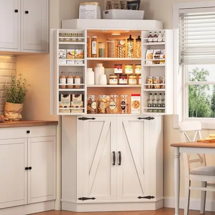 JOCOEVOL Corner Cabinet