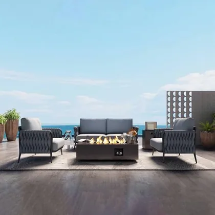 JOCOEVOL 5-Piece Outdoor Patio Sofa Set