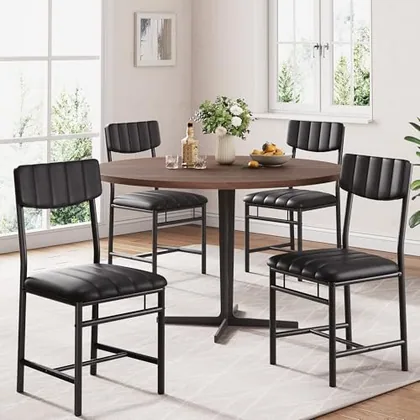 JOCOEVOL Dining Chairs Set of 4 - Upholstered Dining Room Chairs