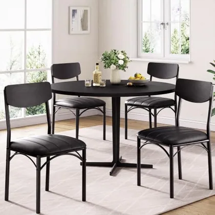 JOCOEVOL Dining Chairs Set of 4 - Upholstered Dining Room Chairs