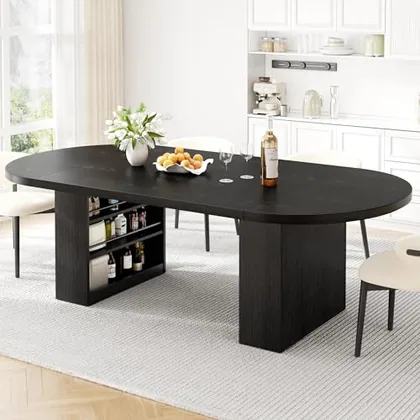 JOCOEVOL 70.8 in Dining Table for 6-10 People