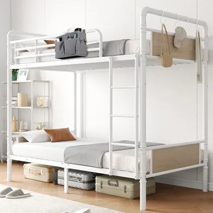 JOCOEVOL Bunk Bed Twin Over Twin