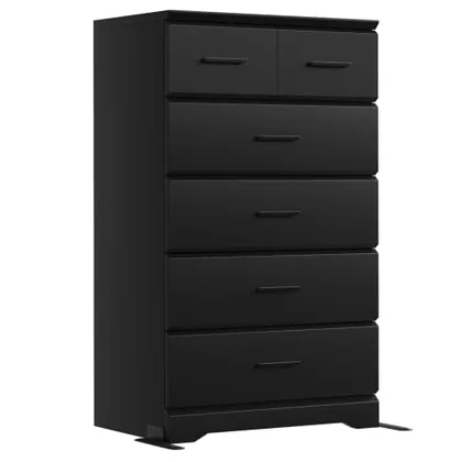 JOCOEVOL White 6 Drawer Dresser for Bedroom (23.62 in D x 15.75 in W x 43.3