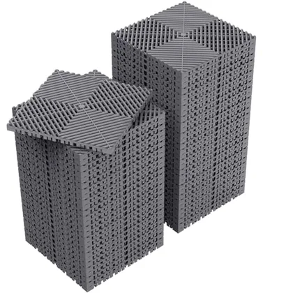JOCOEVOL 60-Pcs Interlocking Tile